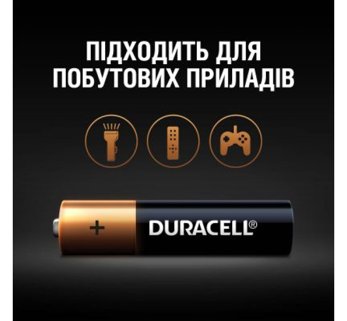 Duracell Батарейка Duracell AAA лужні 2 шт. в упаковці (5000394058170 / 81484984)