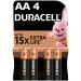 Duracell Батарейка Duracell AA лужні 4 шт. в упаковці (5000394052536 / 81551270)