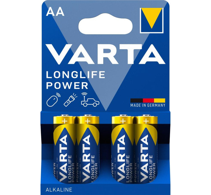 Varta Батарейка Varta AA LONGLIFE Power LR6 * 4 (04906121414)