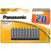 Panasonic Батарейка Panasonic AAA LR03 Alkaline Power * 20 (LR03REB/20BW)