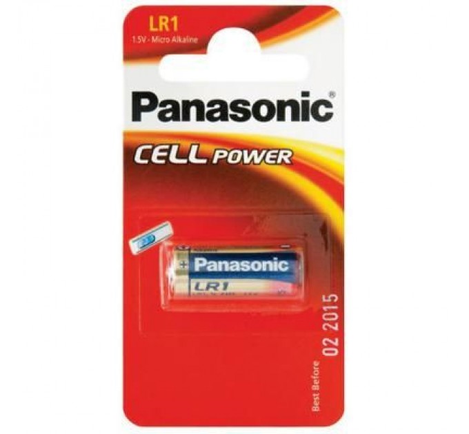 Panasonic Батарейка Panasonic LR1 * 1 Alkaline (LR1L/1BE)