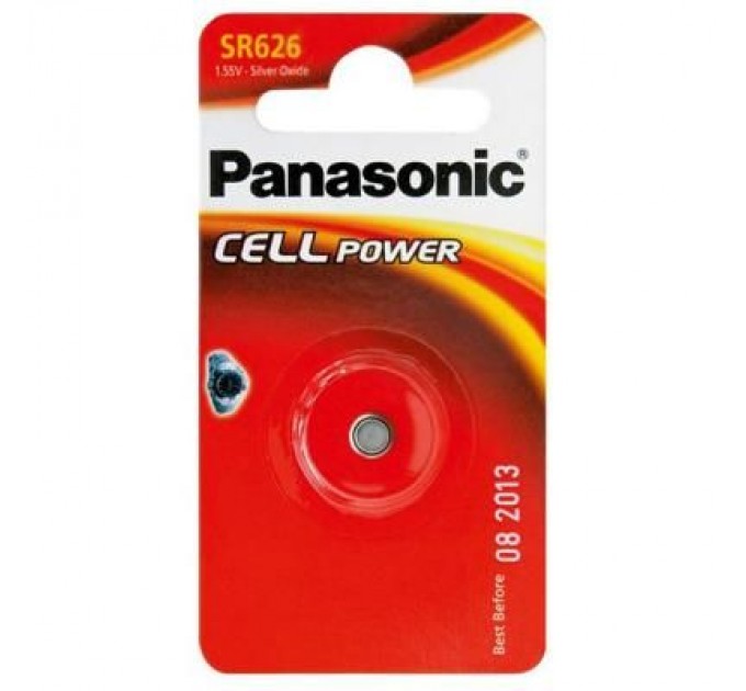 Panasonic Батарейка Panasonic SR626 * 1 Silver Oxide (SR-626EL/1B)