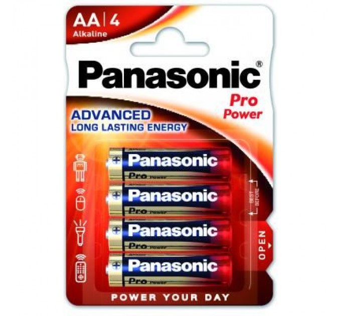 Panasonic Батарейка Panasonic AA PRO POWER * 4 (LR6XEG/4BP)