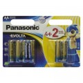 Panasonic Батарейка Panasonic AA LR6 Evolta * 6(4+2) (LR6EGE/6B2F)