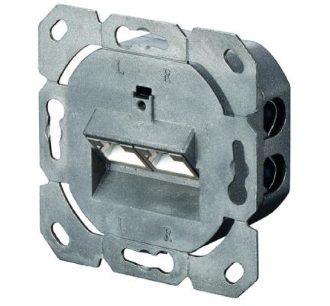 Assmann Комп'ютерна розетка Digitus 2xRJ45 FTP, для відкритої проводки (DN-9002-N)