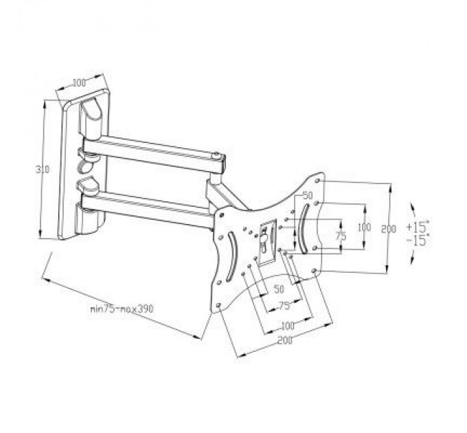 Кронштейн Vinga TM32-2251