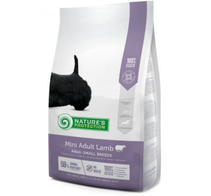 Сухий корм для собак Nature's Protection Mini Adult Lamb Small breeds 2 кг (NPS45734)