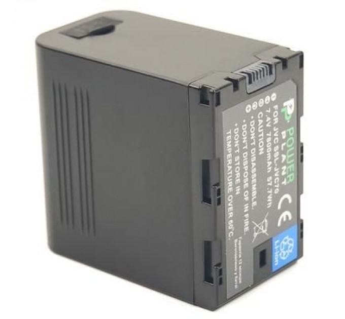 PowerPlant Акумулятор до фото/відео PowerPlant JVC SSL-JVC70, 7800mAh (CB970063)
