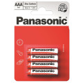 Panasonic Батарейка Panasonic AAA R03 RED ZINK * 4 (R03REL/4BP)