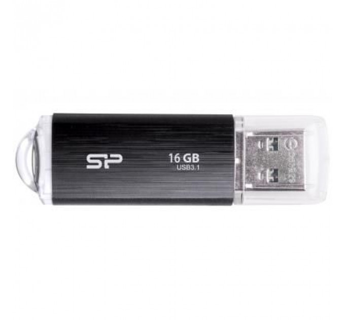 USB флеш накопичувач Silicon Power 16GB Blaze B02 Black USB 3.0 (SP016GBUF3B02V1K)