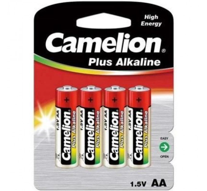 Батарейка Camelion AA LR6 Plus Alkaline * 4 (LR6-BP4)