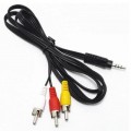 Atcom Кабель мультимедійний Jack TRRS 3.5mm папа/3RCA 1.8m Atcom (17320)