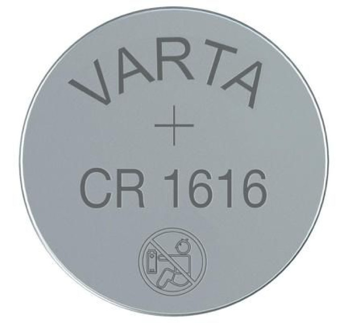 Varta Батарейка Varta CR 1616 BLI 1 LITHIUM (06616101401)