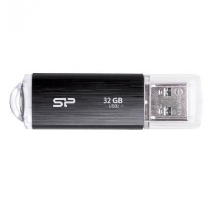 USB флеш накопичувач Silicon Power 32GB Blaze B02 Black USB 3.0 (SP032GBUF3B02V1K)