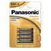 Panasonic Батарейка Panasonic AAA LR03 Alkaline Power * 4 (LR03REB/4BPR)