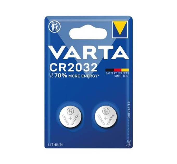 Varta Батарейка Varta CR 2032 Lithium * 2 (06032101402)