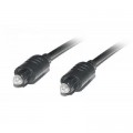 REAL-EL Кабель мультимедійний Optical Toslink M-M 1m black REAL-EL (EL123500036)
