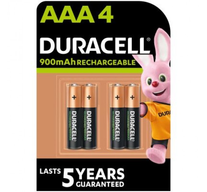 Акумулятор Duracell AAA HR03 900mAh * 4 (5005015)