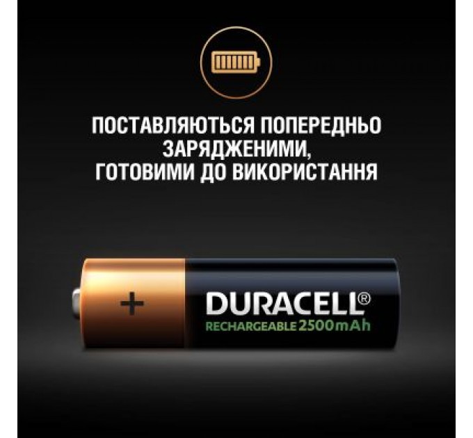 Duracell Акумулятор Duracell AA HR6 2500mAh * 4 (5000394057203 / 5007308)