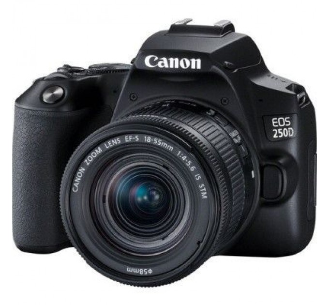 Canon Цифровий фотоапарат Canon EOS 250D kit 18-55 IS STM Black (3454C007)