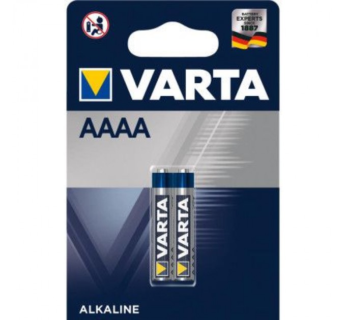 Varta Батарейка Varta AAAA LR61 Alcaline * 2 (04061101402)