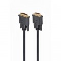 Cablexpert Кабель мультимедійний DVI to DVI 24+1pin, 3.0m Cablexpert (CC-DVI2-BK-10)