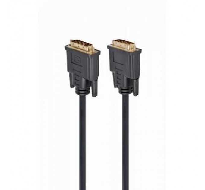Cablexpert Кабель мультимедійний DVI to DVI 24+1pin, 3.0m Cablexpert (CC-DVI2-BK-10)