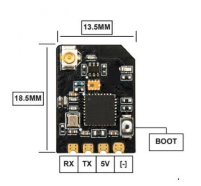 XF Приймач (RX) XF DBR1 ExpressLRS 915MHz Receiver (HP0157.0085)