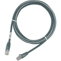 Патч-корд 0.5м, UTP, cat.5e, LSZH, gray Molex (PCD-01000-0E)