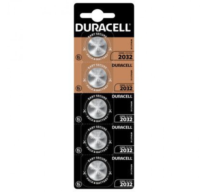 Duracell Батарейка Duracell CR 2032 / DL 2032 * 5 (5007682)