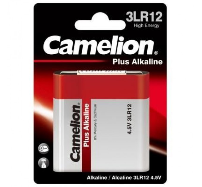 Батарейка Camelion 3LR12 Plus Alkaline * 1 (3LR12-BP1)