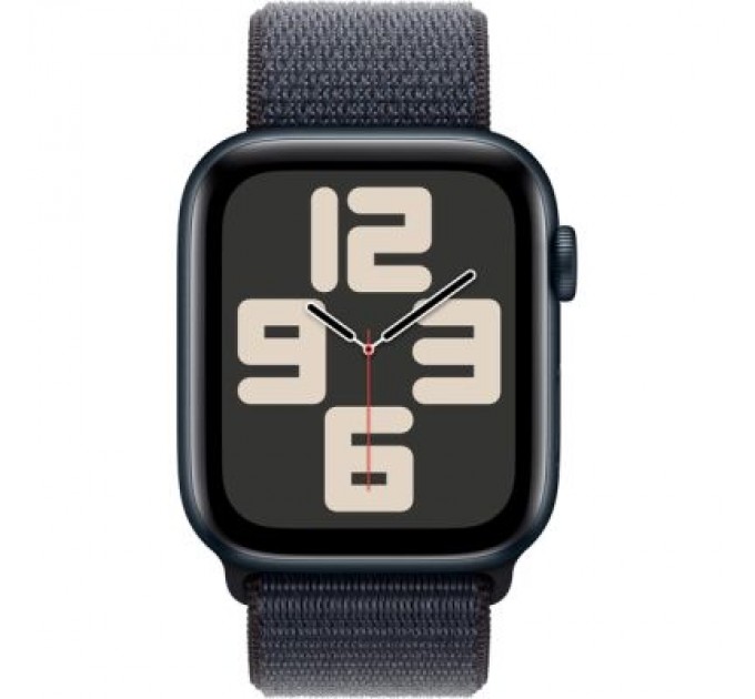 Apple Смарт-годинник Apple Watch SE 2024 GPS 40mm Midnight Aluminium Case with Ink Sport Loop (MXEA3QH/A)