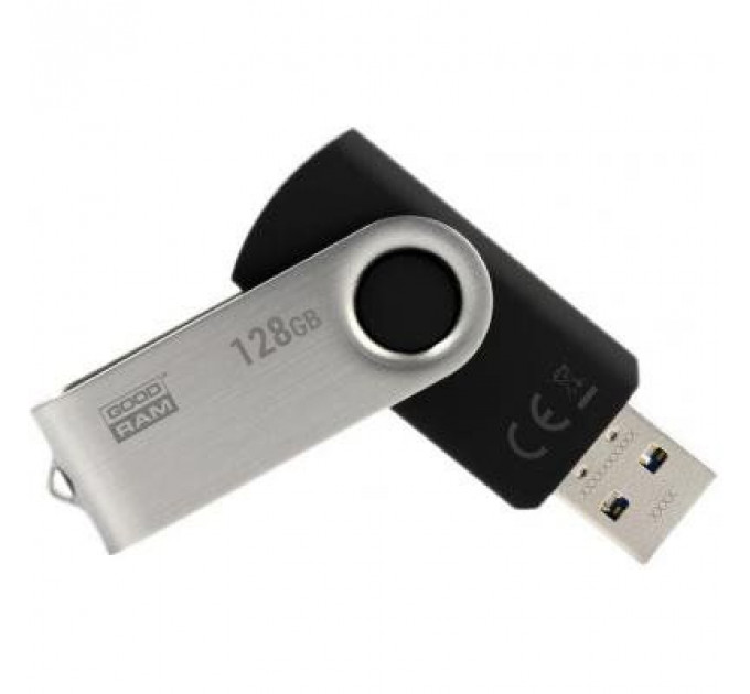 USB флеш накопичувач Goodram 128GB UTS3 Twister Black USB 3.0 (UTS3-1280K0R11)