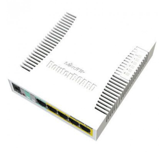 Комутатор мережевий Mikrotik RB260GSP (CSS106-1G-4P-1S)