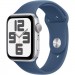 Apple Смарт-годинник Apple Watch SE 2024 GPS 44mm Silver Aluminium Case with Denim Sport Band - M/L (MXER3QH/A)