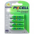 PkCell Акумулятор PkCell AA R6 NiMH 600mAh * 4 (PC/AA600-4BA)