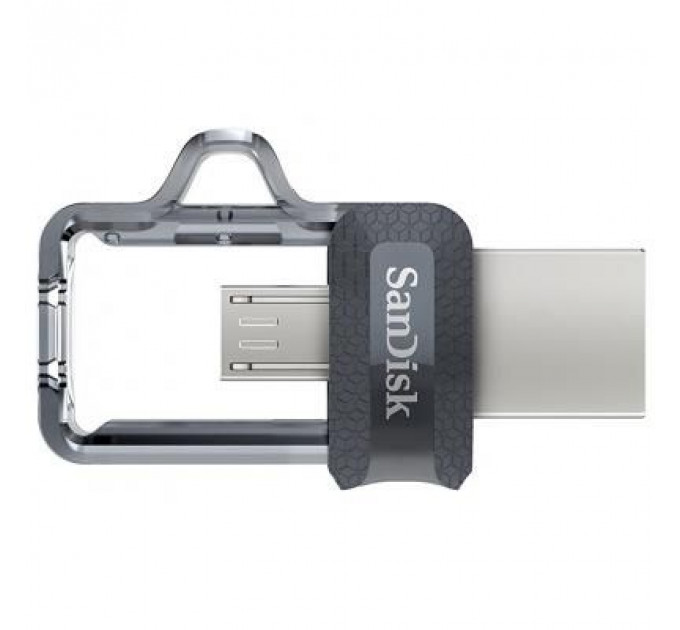 USB флеш накопичувач SanDisk 64GB Ultra Dual Black USB 3.0 OTG (SDDD3-064G-G46)