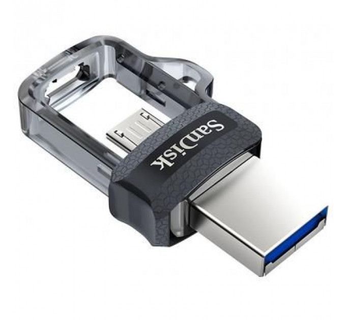 USB флеш накопичувач SanDisk 64GB Ultra Dual Black USB 3.0 OTG (SDDD3-064G-G46)