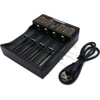 Зарядний пристрій для акумуляторів Liitokala 4 Slots, LCD дисплей, Li-ion/Ni-MH/Ni-Cd/AA/ААA/AAAA/С (lii-402)