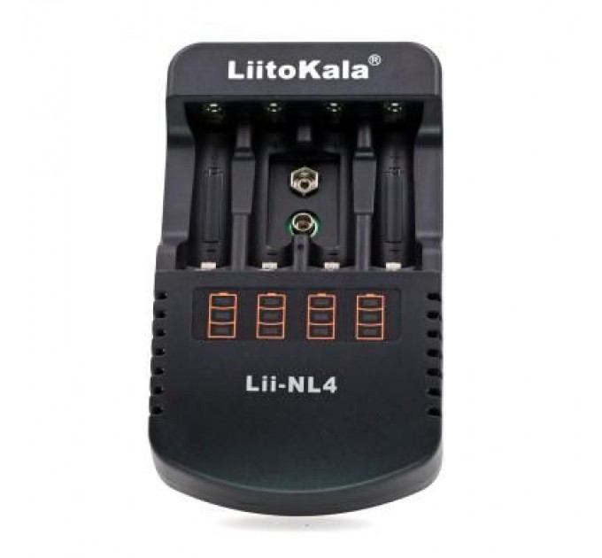Liitokala Зарядний пристрій для акумуляторів Liitokala 4 Slots, LED, Li-ion/Ni-MH/Ni-Cd/AA/ААA/AAAA/С (Lii-NL4)
