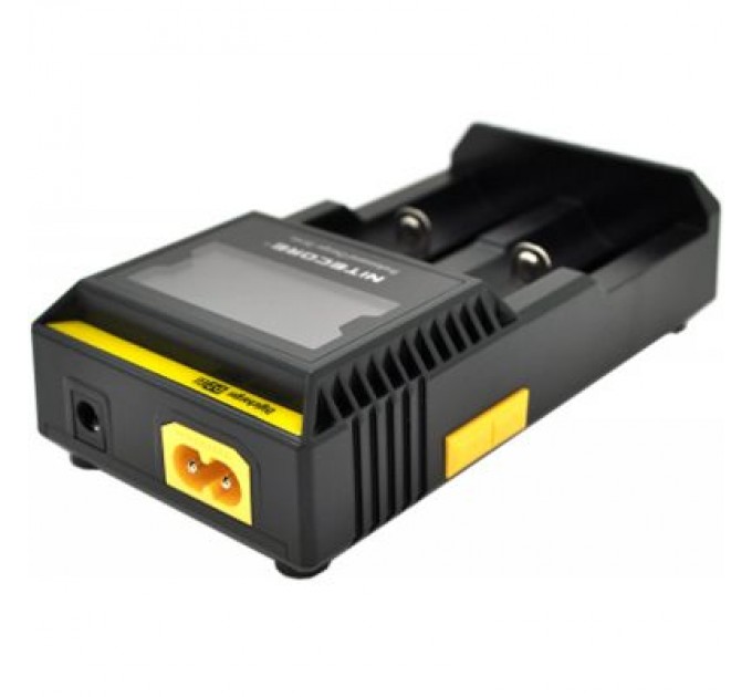 Nitecore Зарядний пристрій для акумуляторів Nitecore Digicharger D2 (2 channels, LCD дисп.,Li-ion, Ni-MH/Ni-Cd, A (09001)