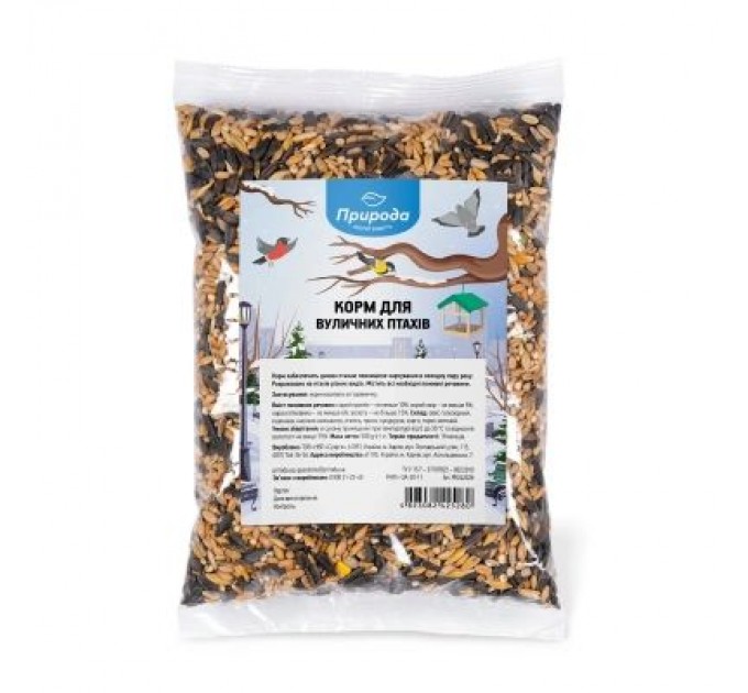 Корм для птахів Природа для вуличних 500 г (4823082425280)