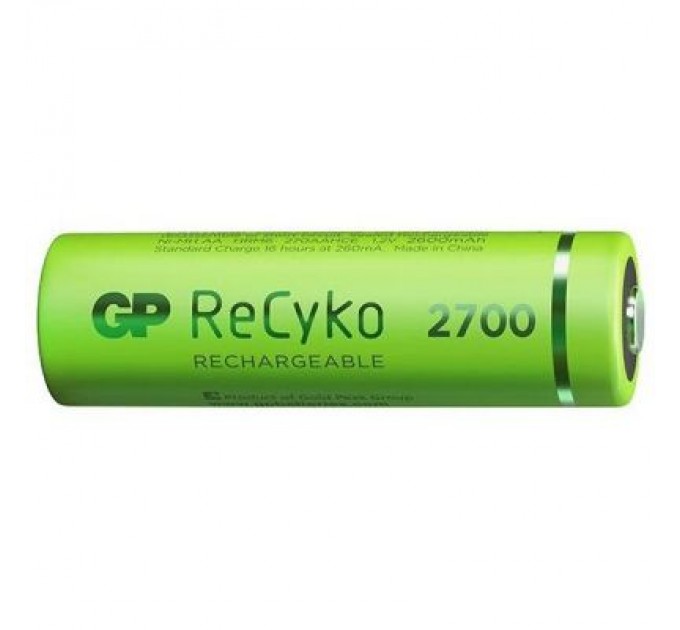 Gp Акумулятор Gp AA R6 ReCyko battery 2600mAh AA (2700Series, 2 battery pack) (270ААHCE-EB2(Recyko) / 4891199186370)