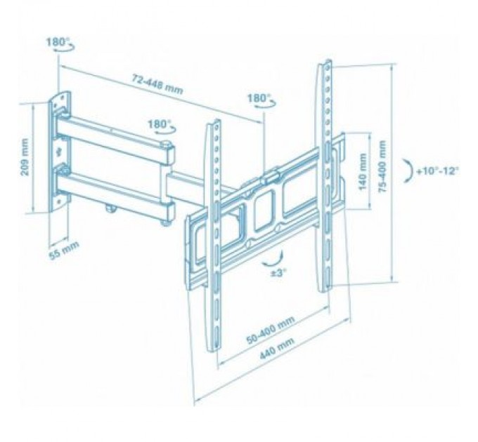 Walfix Кронштейн Walfix R-401W