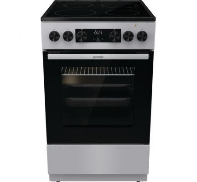 Gorenje Плита Gorenje GEC5C41SG електрична склокерамічна, 70л, 50x60см, дисплей, прог (GEC5C41SG)