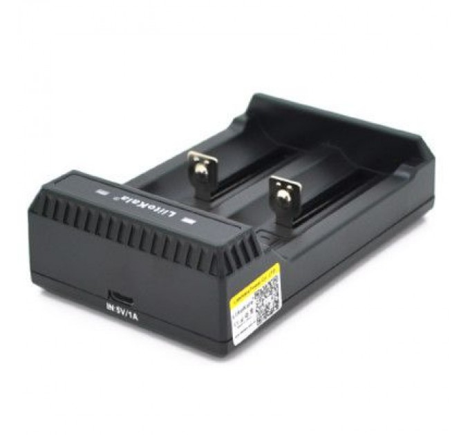Liitokala Зарядний пристрій для акумуляторів Liitokala 2 Slots, LED, Li-ion, 10430/10440/14500/16340/17670/18500/18650/26650/25500/26700 (Lii-L2)