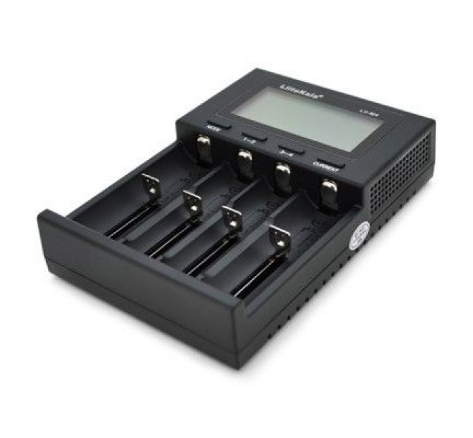 Liitokala Зарядний пристрій для акумуляторів Liitokala 4 Slots, LED display, 5V Type C, 3.7V/1.2V AA/AAA 18650/26650/16340/14500/10440/18500 (Lii-M4)