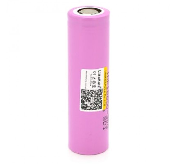 Liitokala Акумулятор 18650 3000mAh (2900-3100mah), 27A, 3.7V (2.5-4.25V), pink, PVC Liitokala (Lii-30Q)