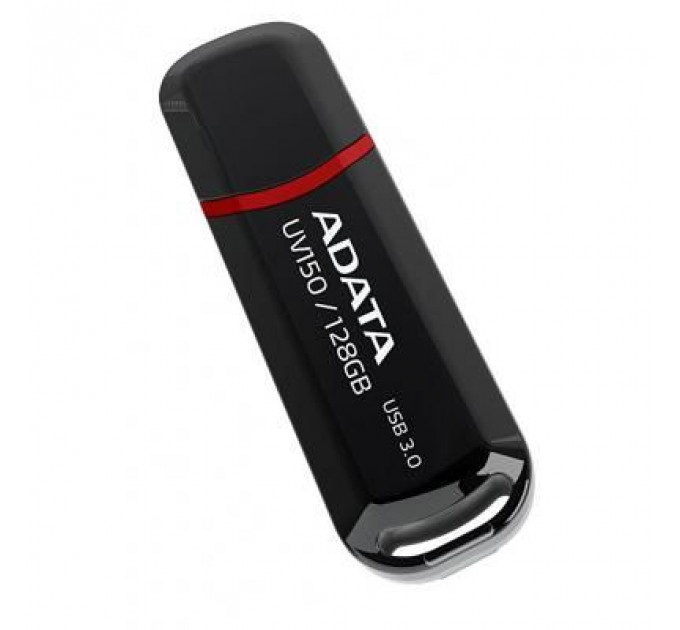 USB флеш накопичувач ADATA 128GB UV150 Black USB 3.0 (AUV150-128G-RBK)