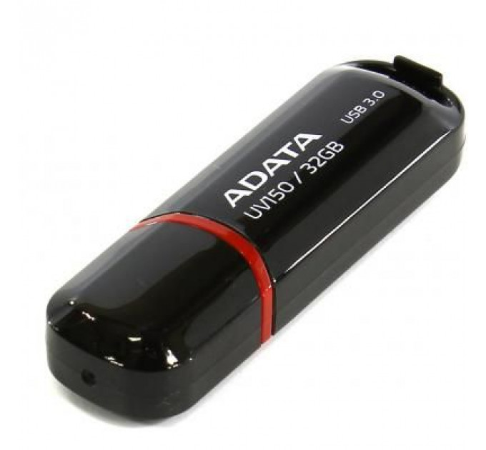 USB флеш накопичувач ADATA 128GB UV150 Black USB 3.0 (AUV150-128G-RBK)